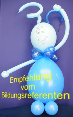 Luftballons: Empfehlung des Bildungsreferenten